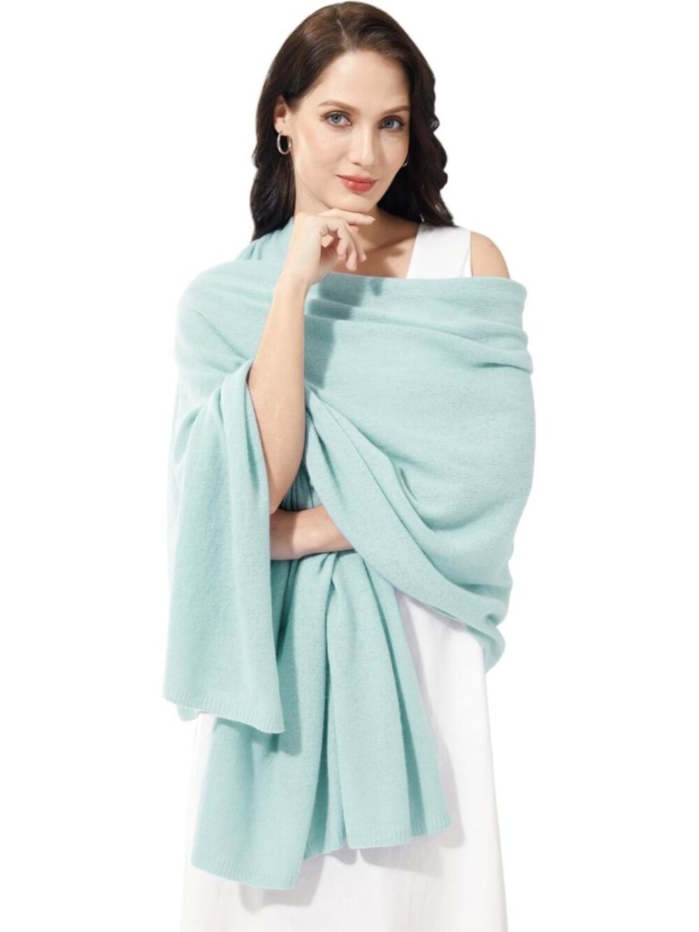〽️Women's Cashmere Shawl Cloud Weddingl Winter Classic Shoulder Wrap 87"x28"